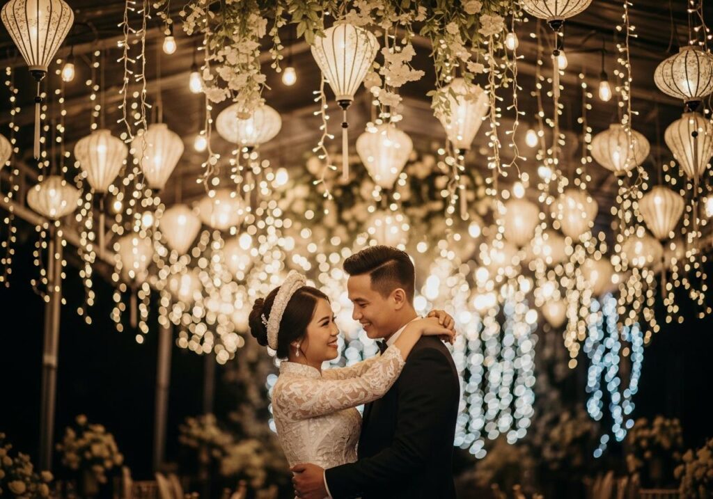 Bóng đèn trang trí đám cưới