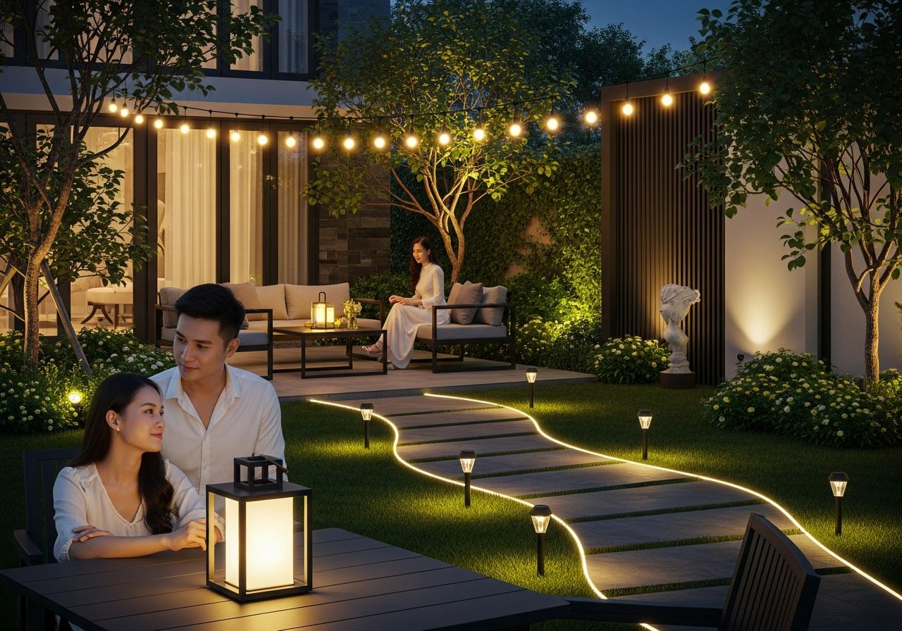 Bảng so sánh các loại đèn ngoài trời