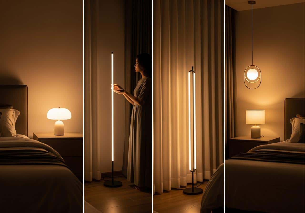 Bảng so sánh các loại đèn phòng ngủ