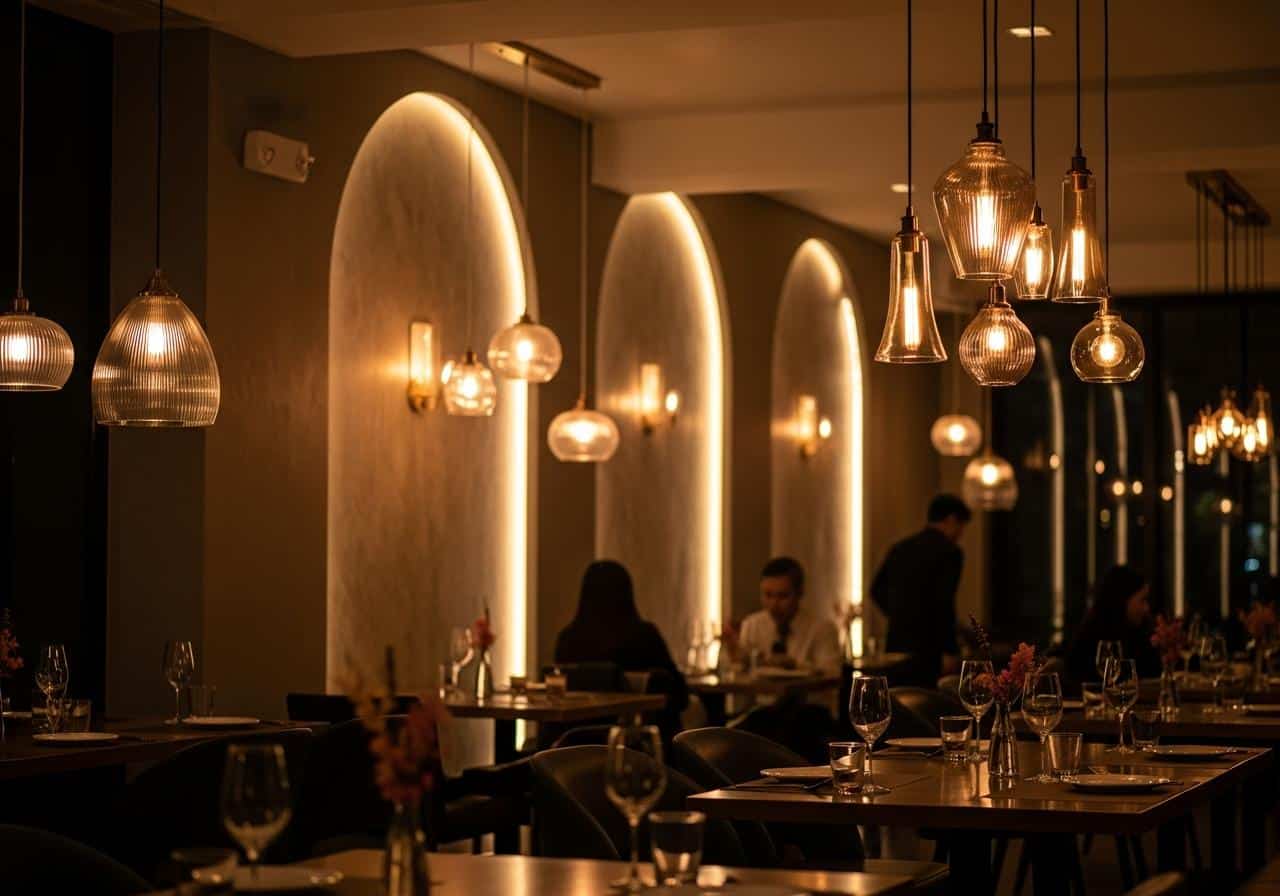 Bảng so sánh các loại đèn quán ăn