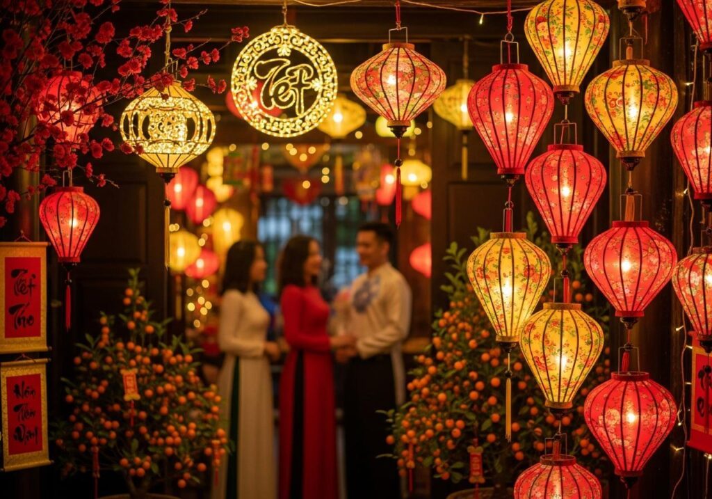 Bóng đèn trang trí tết