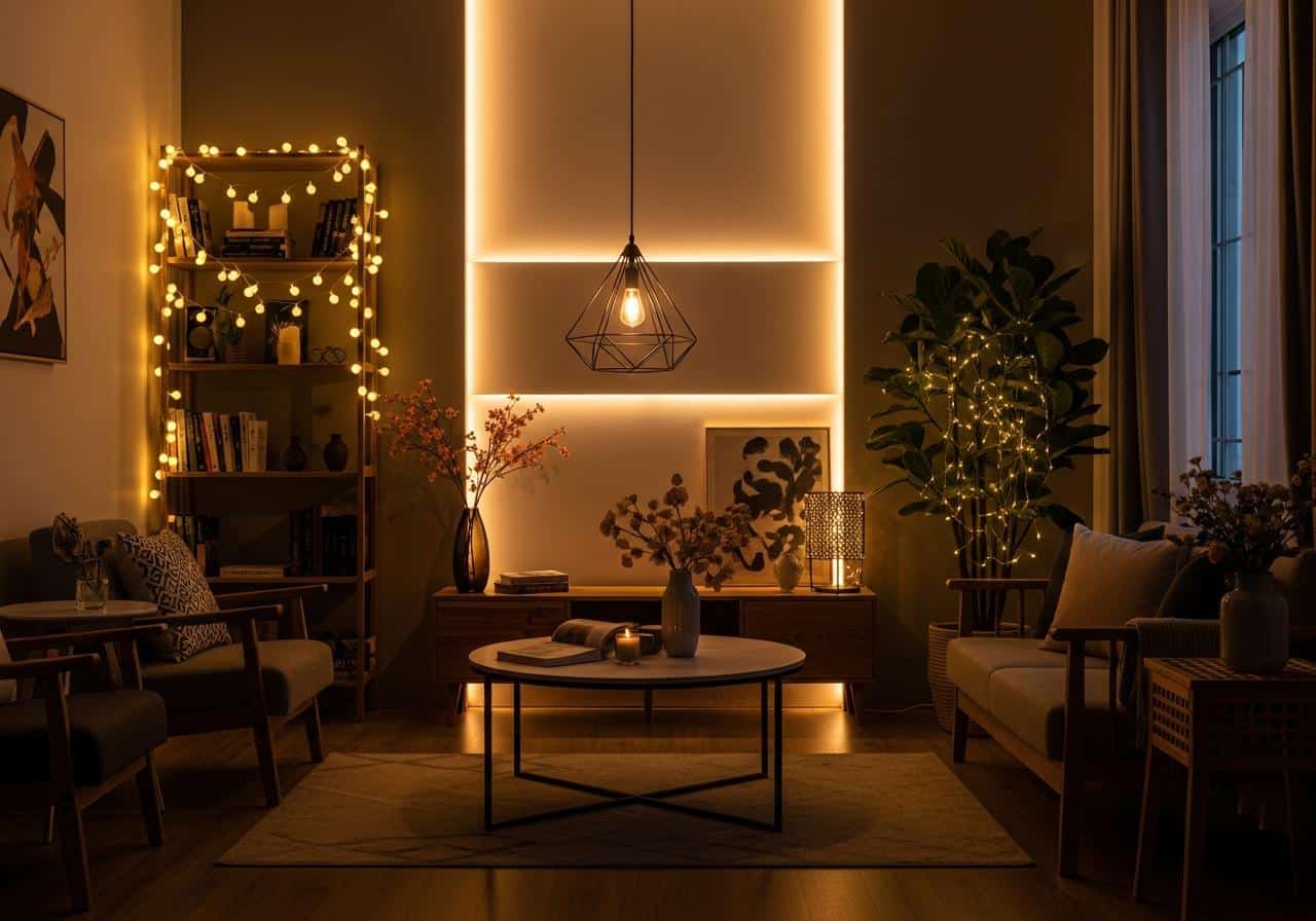 Bóng đèn trang trí trong nhà 2 Bóng đèn trang trí trong nhà