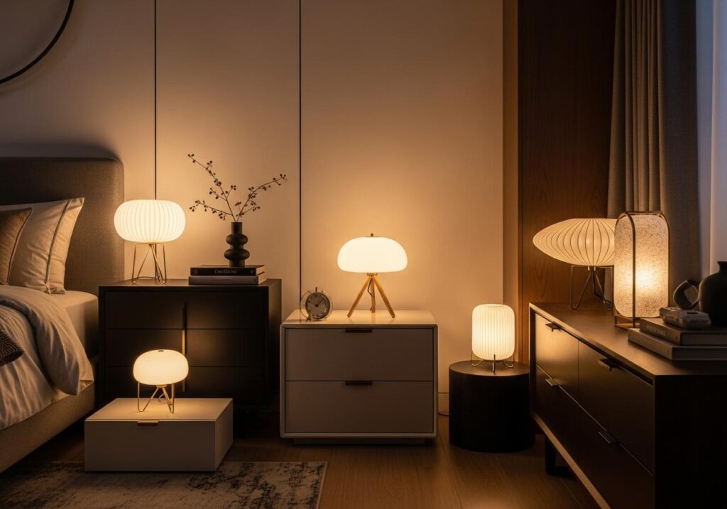 Các kiểu đèn ngủ