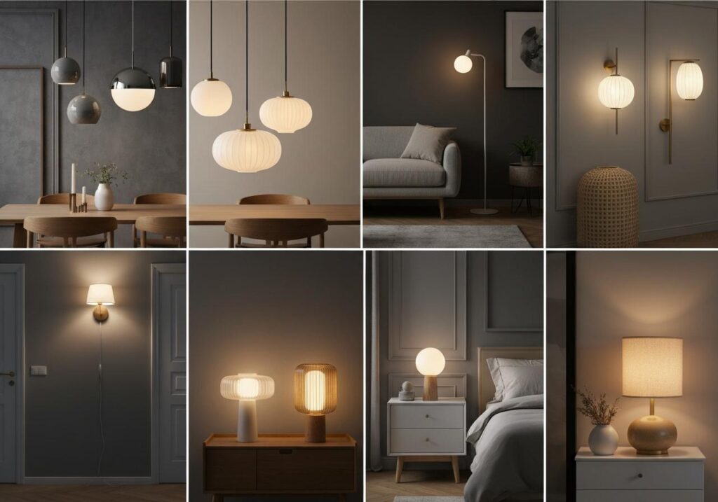 Các kiểu đèn trang trí 1 Các kiểu đèn trang trí