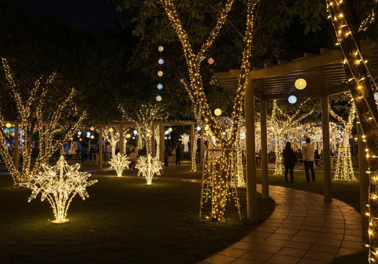 Các kiểu trang trí đèn nháy 7 3. Trang Trí Đặc Biệt