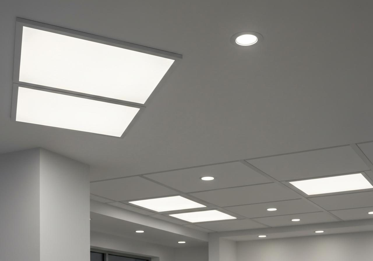 Các loại bóng đèn led 5 2. Loại Trần và Panel