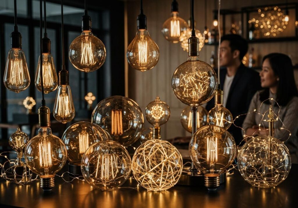 Các loại bóng đèn trang trí 1 Các loại bóng đèn trang trí