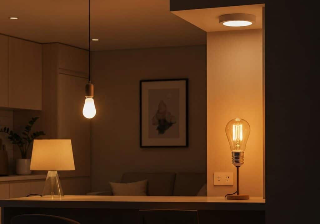 Các loại bóng đèn trong nhà 1 Các loại bóng đèn trong nhà