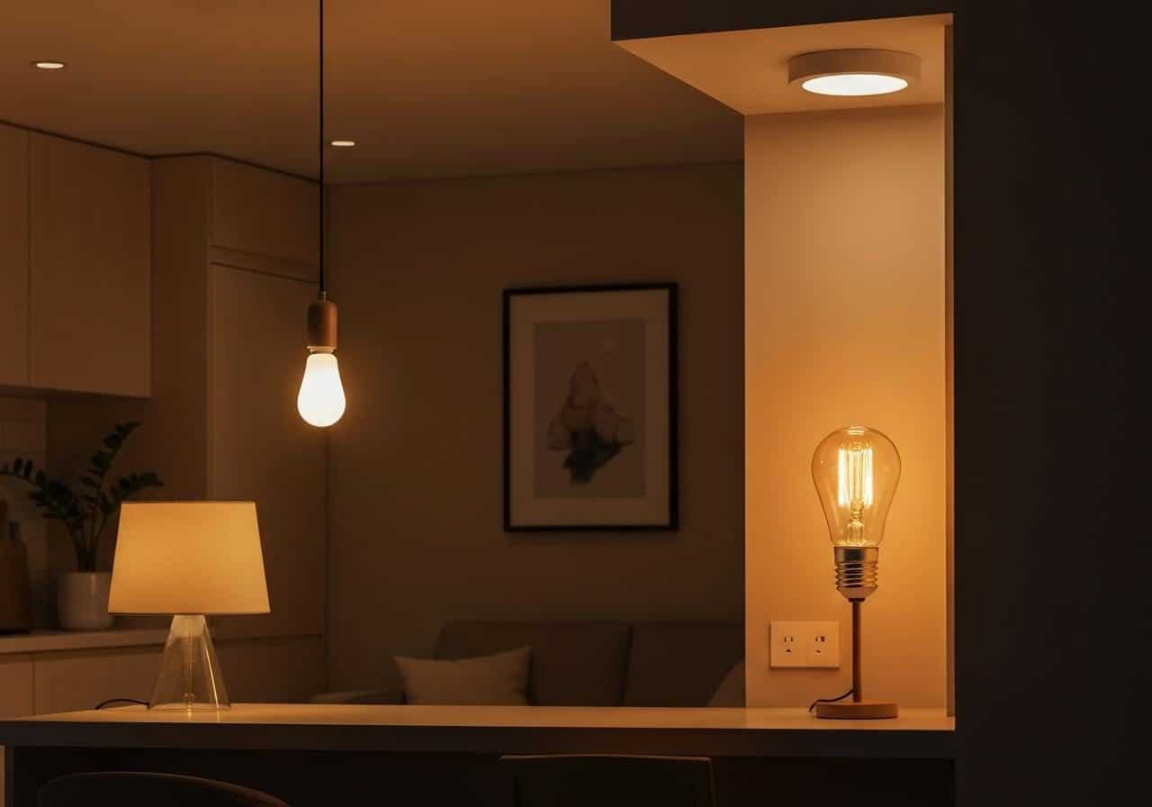 Các loại bóng đèn trong nhà 2 Các loại bóng đèn trong nhà