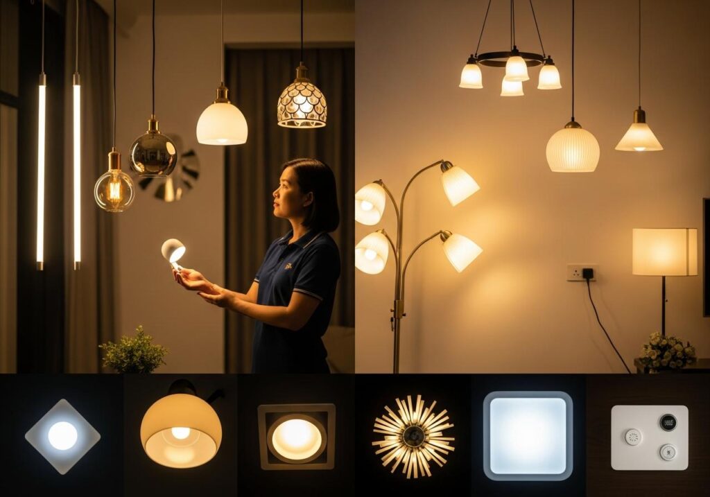 Các loại đèn điện 1 Các loại đèn điện