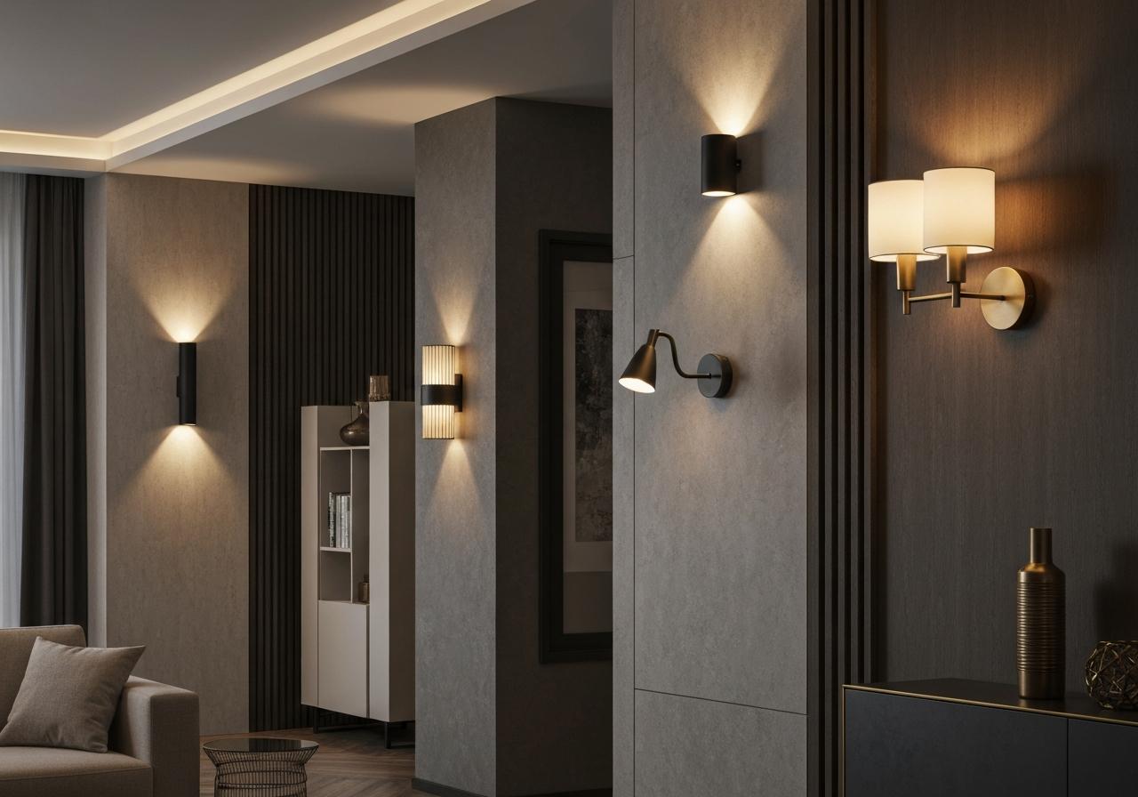 Các loại đèn gắn tường 2 Các loại đèn gắn tường