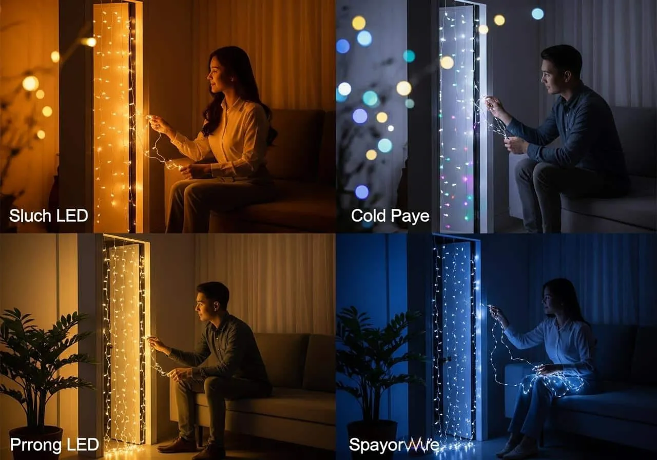 Các loại đèn led dây trang trí 5 2. Phân loại theo điện áp và hiệu ứng