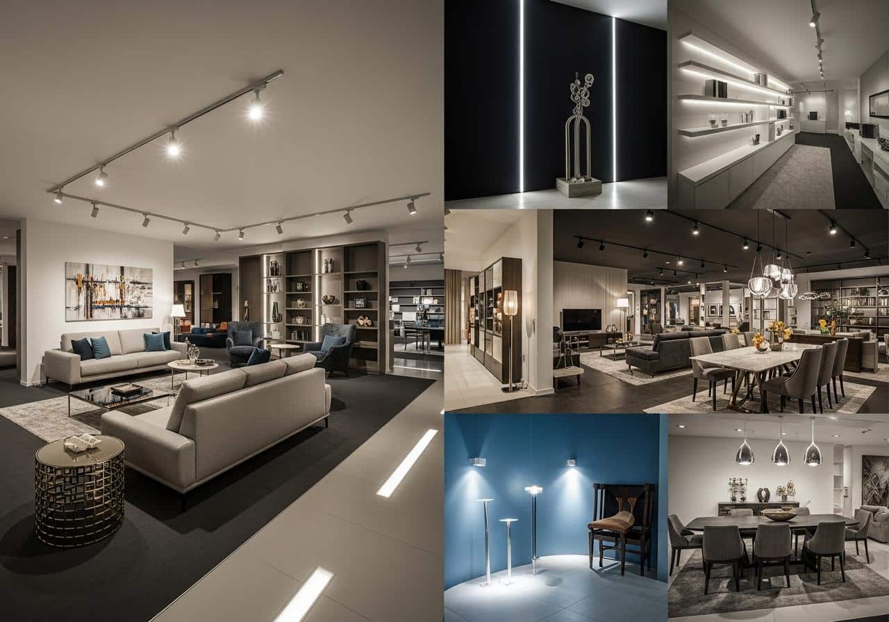 Các loại đèn led dùng cho showroom nội thất 2 Các loại đèn led thường dùng cho showroom nội thất