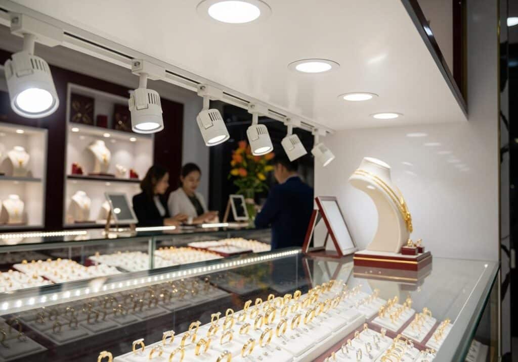 Các loại đèn led thường dùng cho tiệm vàng 8 Các loại đèn led thường dùng cho tiệm vàng