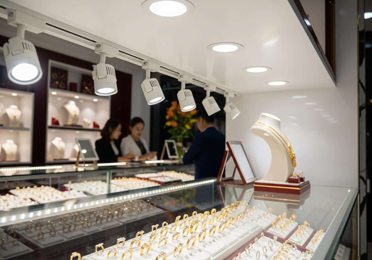 Các loại đèn led thường dùng cho tiệm vàng 2 Các loại đèn led thường dùng cho tiệm vàng