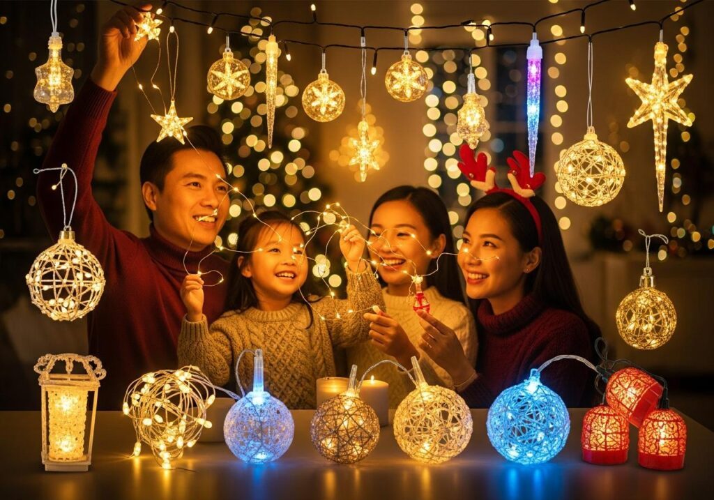 Các loại đèn trang trí giáng sinh 1 Các loại đèn trang trí giáng sinh