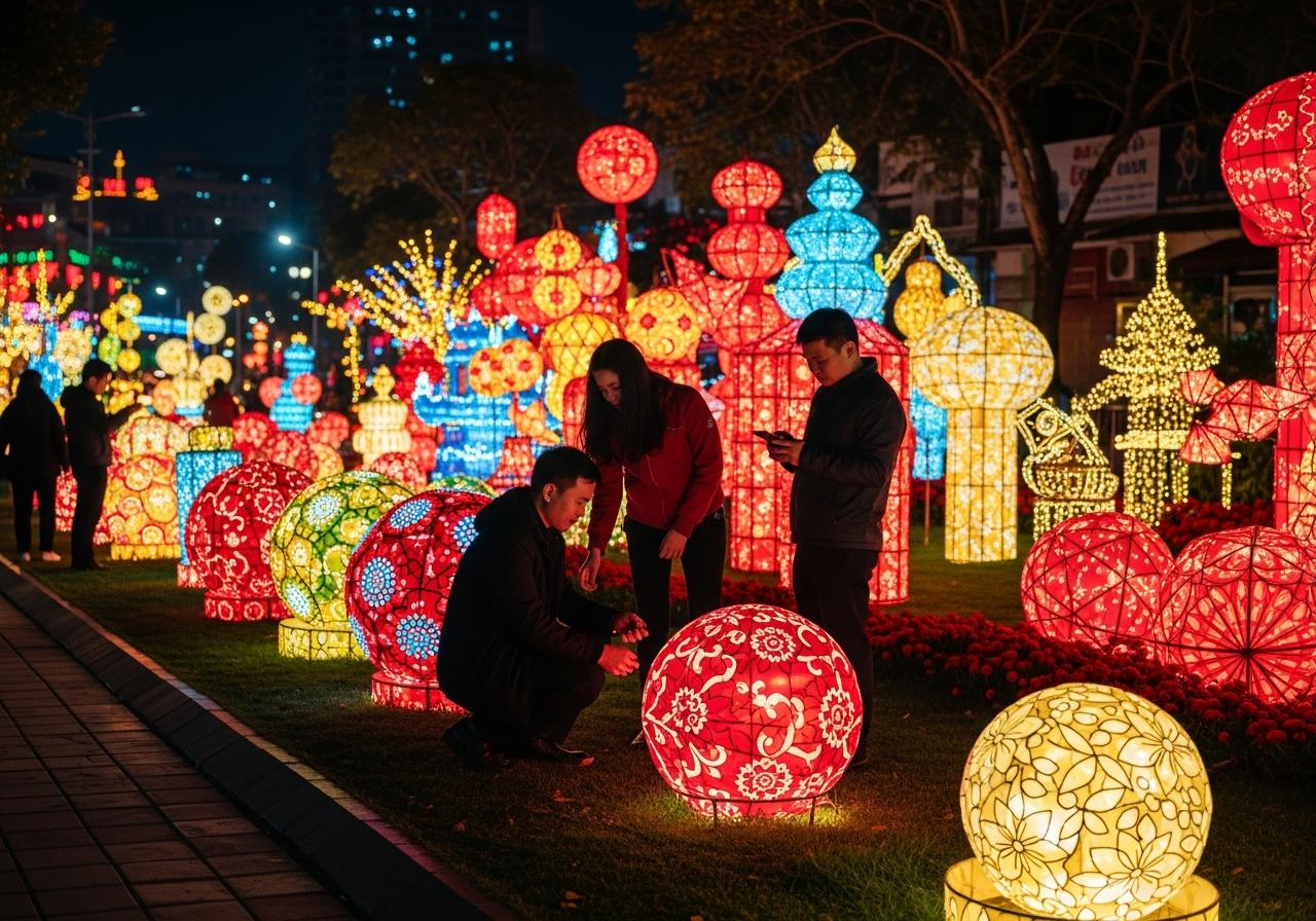 Các loại đèn trang trí tết 7 3. Đèn Đặc Biệt